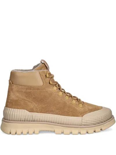 Gant Nebrada Lace-up Panelled Boots In Multi