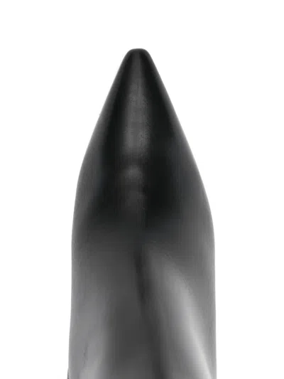 B1archive 118mm Point-toe Sculpted-heel Boots In Animal Print