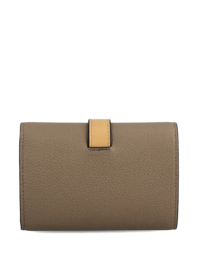 Loewe Small Vertical Wallet In Brown