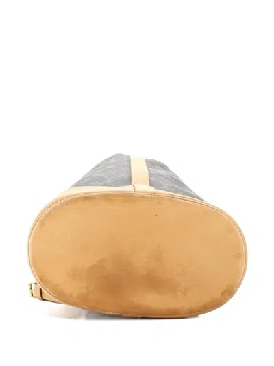 Pre-owned Louis Vuitton Randonnee Monogram Canvas Pm Backpack In Brown