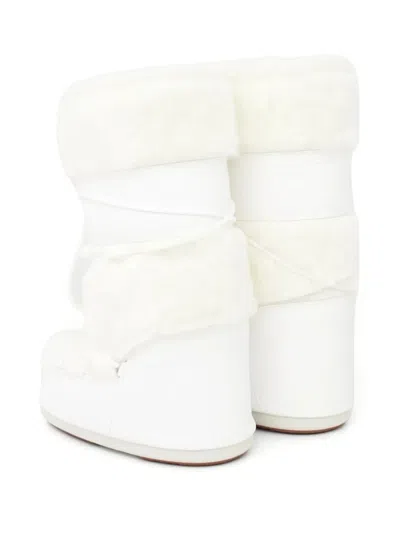 Moon Boot Icon Lace-up Snow Boots In White