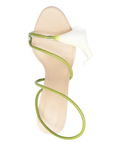 Cult Gaia 120mm Cassidy Stiletto Sandals In Animal Print