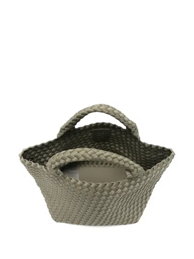 Naghedi Small St. Barths Woven Tote Bag In Green