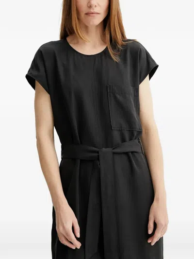 Marc O'polo Belted-detail Jumpsuit In Black