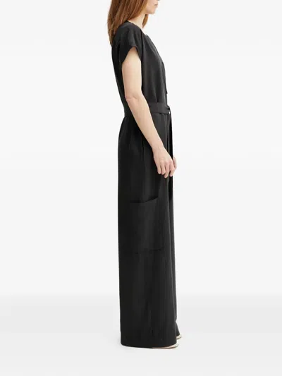 Marc O'polo Belted-detail Jumpsuit In Black