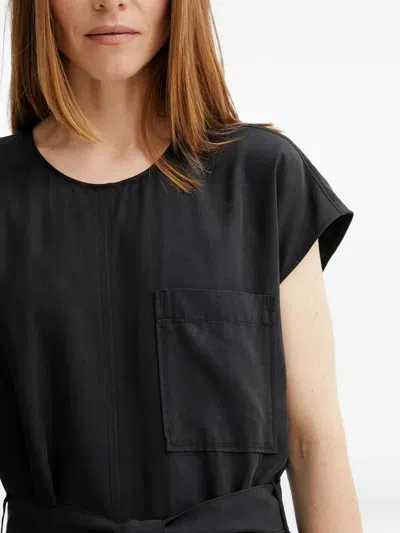 Marc O'polo Belted-detail Jumpsuit In Black