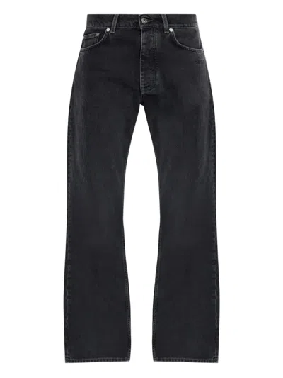 Off-white Script Logo 90s Skate Jeans In Black