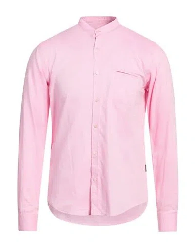 At.p.co At. P.co Man Shirt Pink Size 15 ½ Cotton In Pink