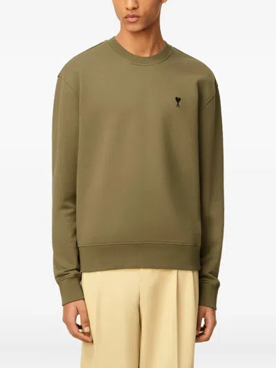 Ami Alexandre Mattiussi Adc Sweatshirt In Green