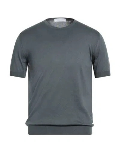 Filippo De Laurentiis Man T-shirt Grey Size 38 Cotton In Gray