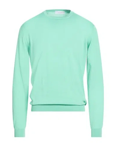 Filippo De Laurentiis Man Sweater Light Green Size 50 Cotton In Green