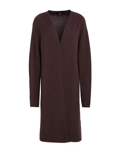 Seventy Venezia Woman Cardigan Chocolate Brown Size S Viscose, Polyester, Polyamide In Brown