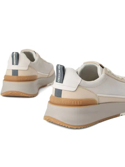 Brunello Cucinelli Sneakers Featuring Pull Tab In Multi