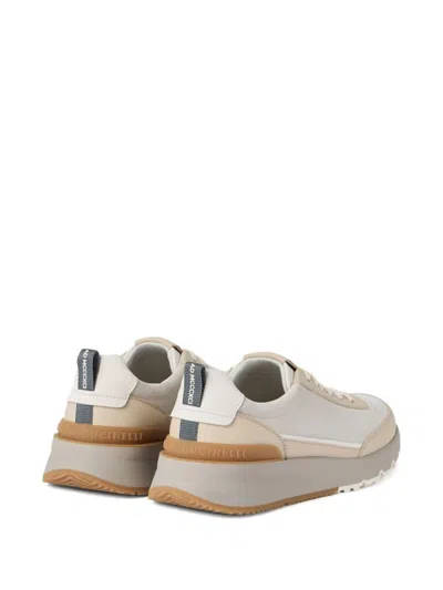 Brunello Cucinelli Sneakers Featuring Pull Tab In Multi