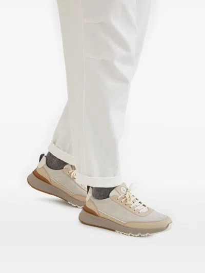 Brunello Cucinelli Sneakers Featuring Pull Tab In Multi