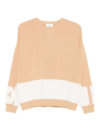 Elisabetta Franchi Suéter Cuello Redondo - Beis In Neutral