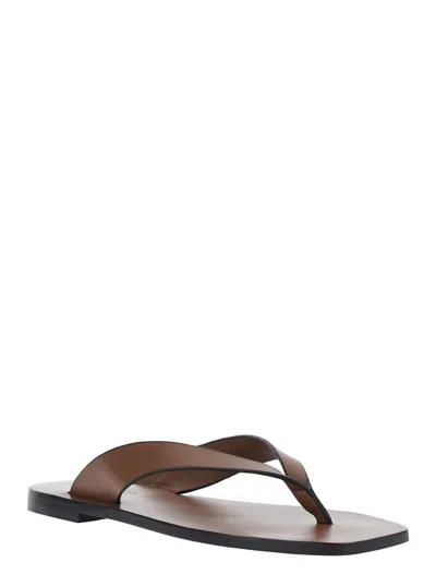 A.emery Kinto Leather Sandals In Multi