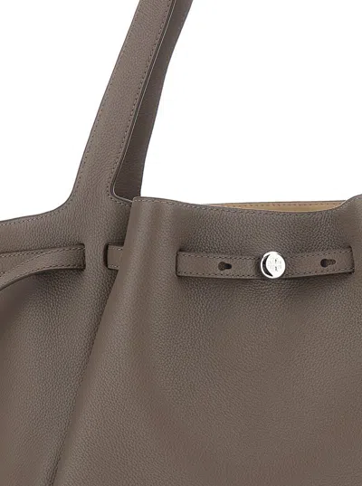 Tory Burch Romy Tote In Gray