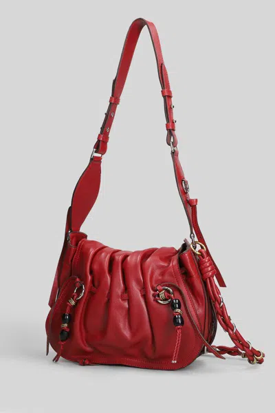 Isabel Marant Bolton Shoulder Bag In Red Leather In Red
