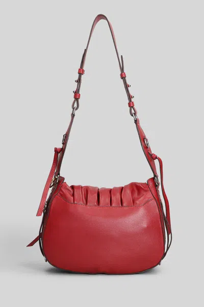 Isabel Marant Bolton Shoulder Bag In Red Leather In Red