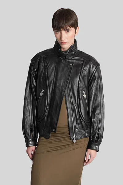Isabel Marant High Collar Jacket Featuring Buckle Detail In Black