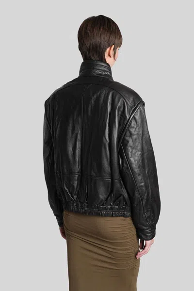 Isabel Marant High Collar Jacket Featuring Buckle Detail In Black