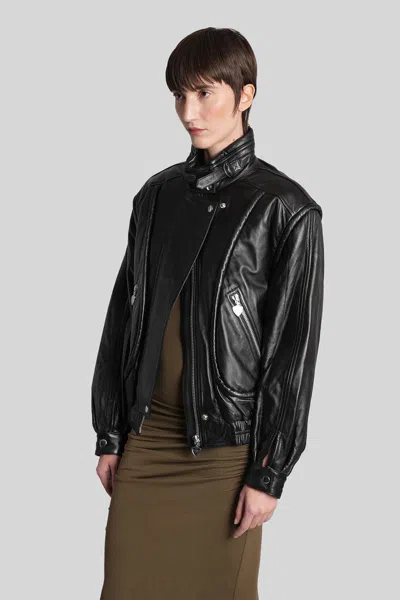 Isabel Marant High Collar Jacket Featuring Buckle Detail In Black