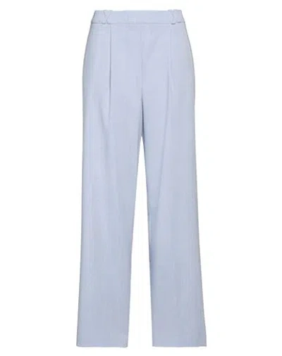Soallure Woman Pants Light Blue Size 6 Polyester, Viscose, Elastane In Blue