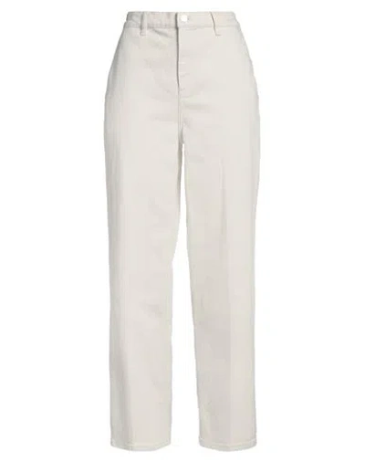 Theory Woman Jeans Off White Size 29 Cotton, Polyurethane In White