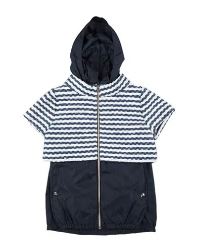 Herno Toddler Girl Jacket Midnight Blue Size 6 Polyacrylic, Cotton, Polyamide In Blue