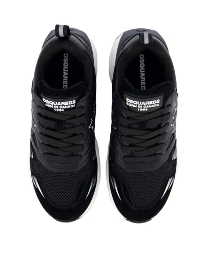 Dsquared2 Dash Logo Lace-up Sneakers In Multi