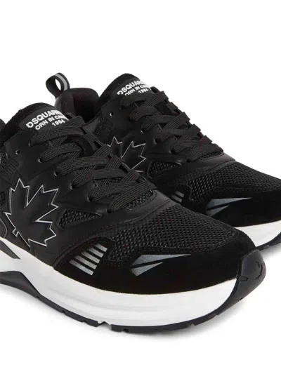 Dsquared2 Dash Logo Lace-up Sneakers In Multi