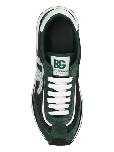 Dolce & Gabbana "dg Cushion" Sneaker In Green