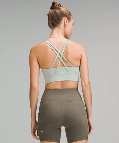 Lululemon Energy High-neck Longline Bra Medium Support, B-d Cups In Multi