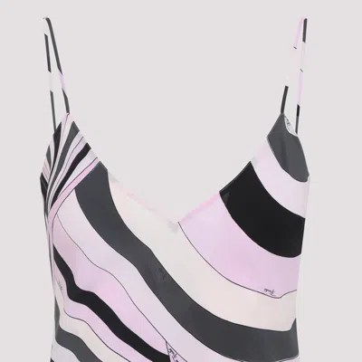 Pucci Emilio  Pink Silk Dress In Pink