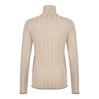 Fabiana Filippi Viscosa Poliestere Sweater In Neutral
