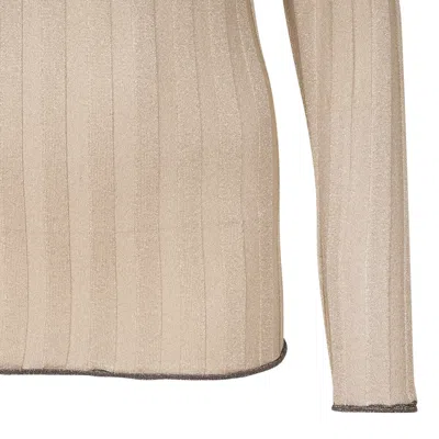 Fabiana Filippi Viscosa Poliestere Sweater In Neutral