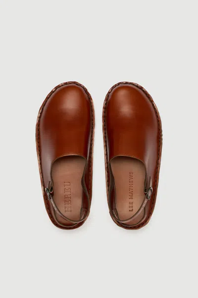 Hereu Studio Hereu Cargol Slingback In Brown
