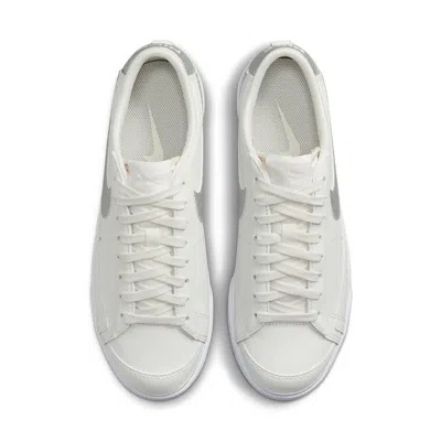 Nike (wmns)  Blazer Low Platform 'summit White Sail White Metallic Silver' In White