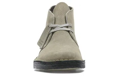 Clarks Desert Boots Suede 'grey' In Multi
