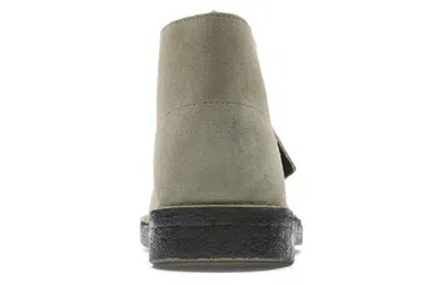 Clarks Desert Boots Suede 'grey' In Multi