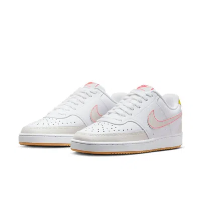 Nike (wmns)  Court Vision 1 Low 'white Pink' In Multi