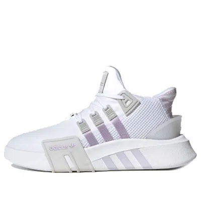 Adidas Originals (wmns)  Eqt Bask Adv 'white Grey Purple' In Multi
