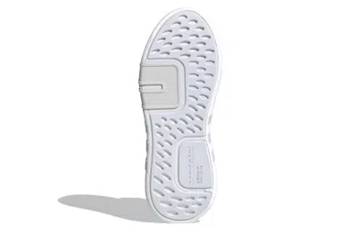 Adidas Originals (wmns)  Eqt Bask Adv 'white Grey Purple' In Multi