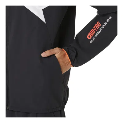 Asics A-i-m Stretch Cloth Jacket 'black' In Black