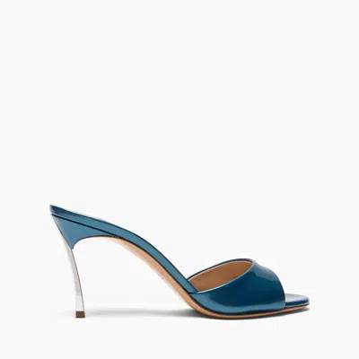 Casadei Mule Samurai - Woman Ankle Boots Sea 38 In Blue