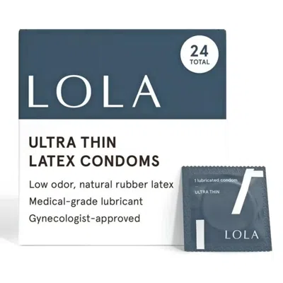 Lola Ultra Thin Latex Condoms In Multi