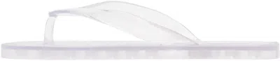 St Agni Transparent Jelly Flip-flops In Neutral