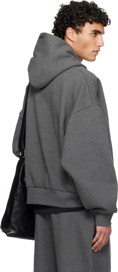 Essentials Gray Holiday Embossed '' Classic Hoodie In Multi