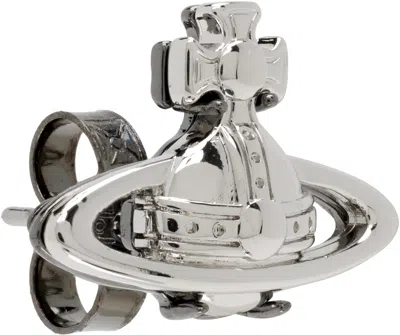 Vivienne Westwood Suzon Stud Single Earring In Silver